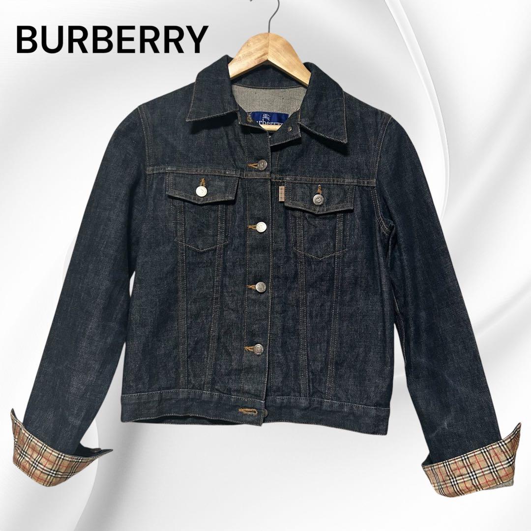 丸◎極美品‼︎ ◆Burberry◆ デニムジャケット Gジャン チェック