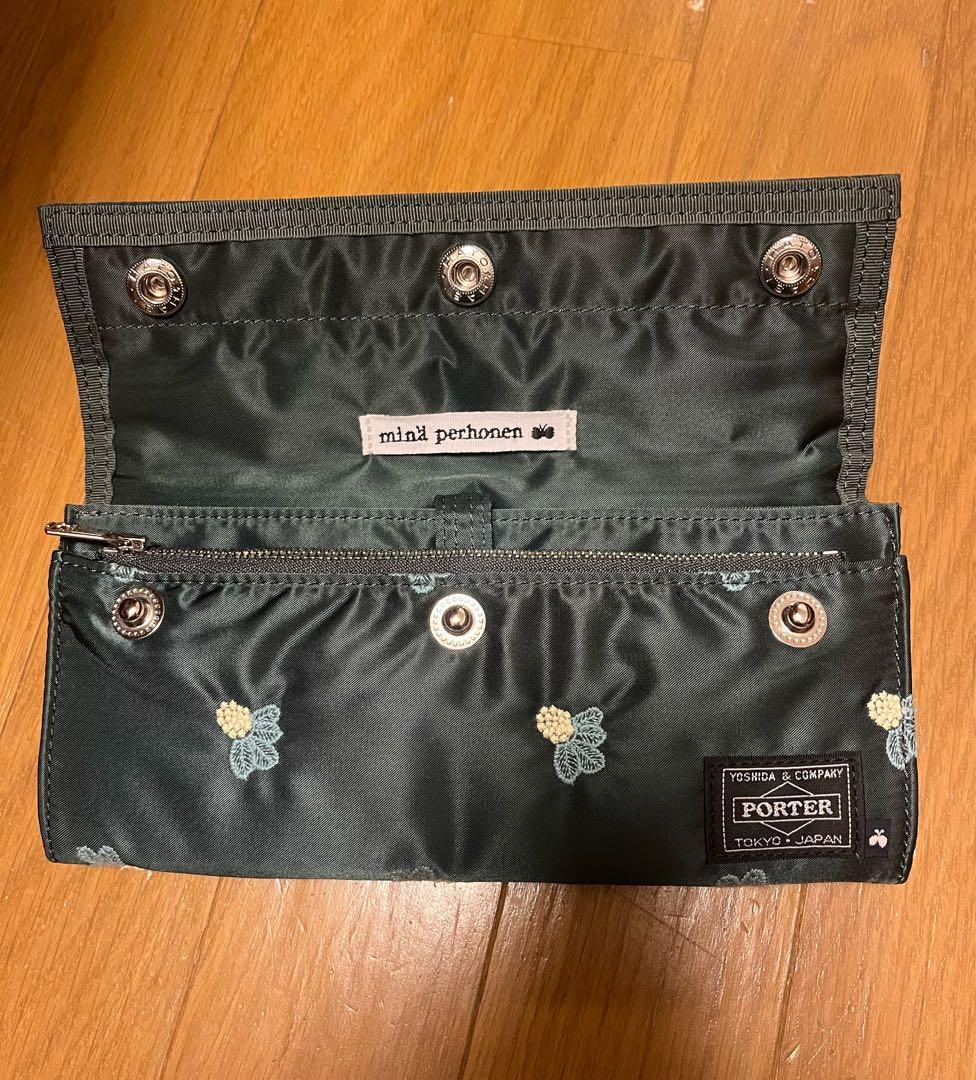 PORTER ×ミナペルホネン　花柄刺繍 長財布