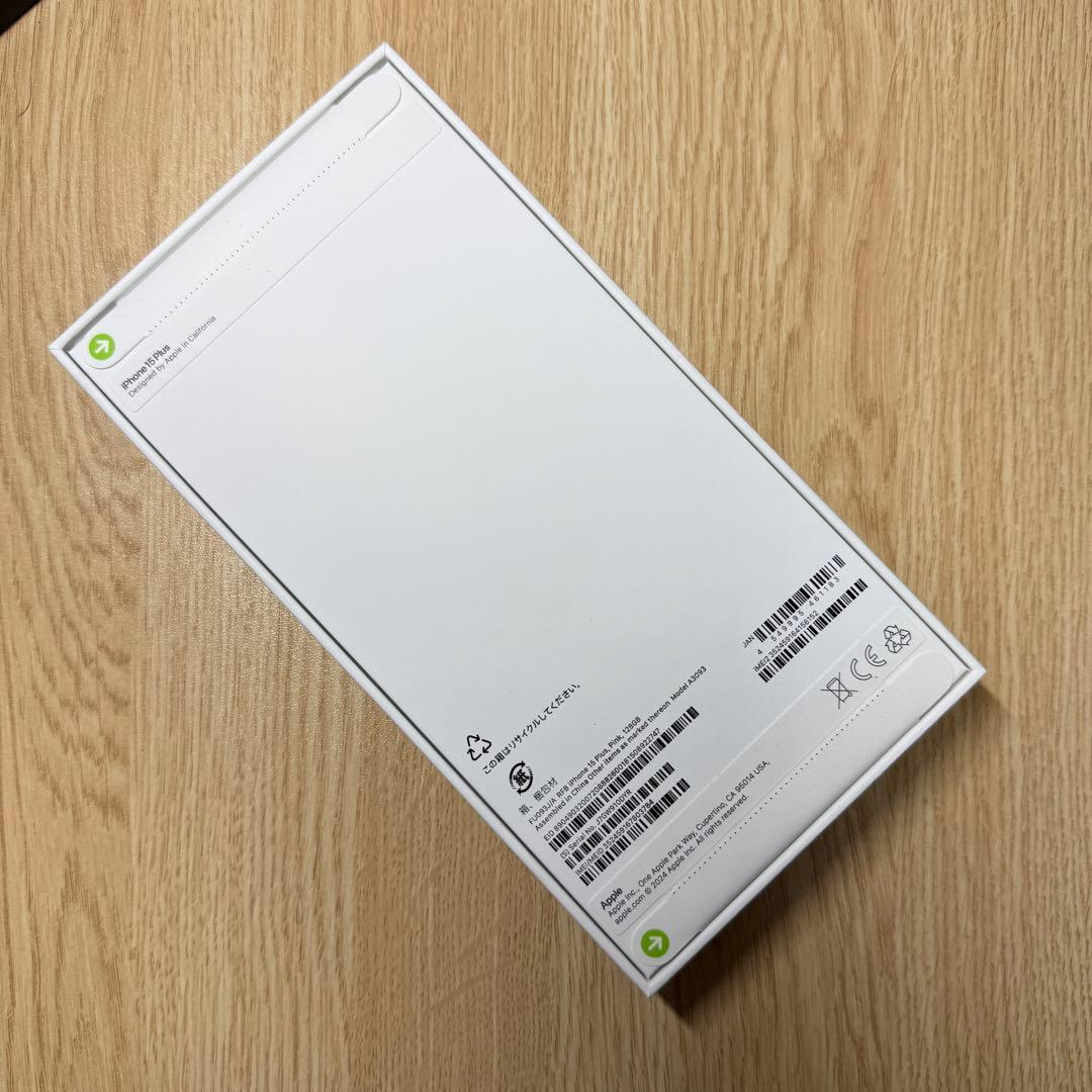 新品、未開封 iPhone 15Plus 128GB ピンク国内版SIMフリー