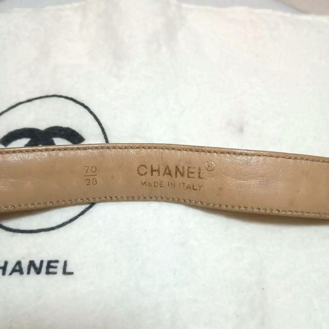 CHANELシャネルベージュ キルティングウエストポーチ シャネル ココマーク