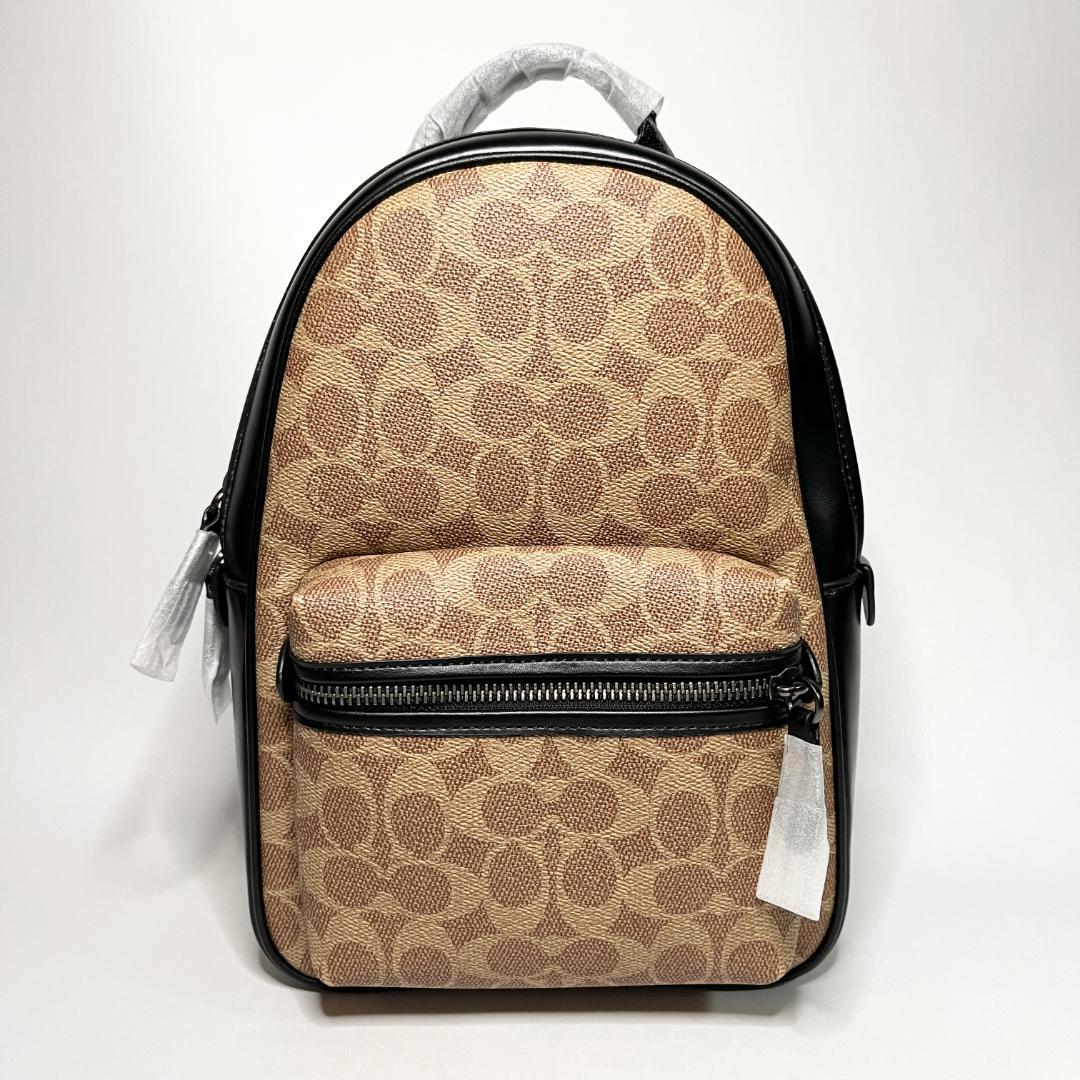 【新品未使用】COACH コーチ チャーター パック・シグネチャー ボディバッグ