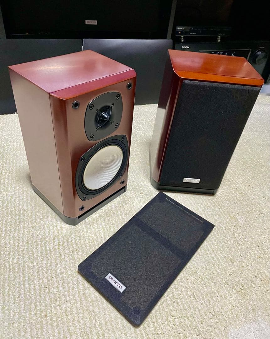 【美品】ONKYO D-508M スピーカー ペア【ケーブル付き】