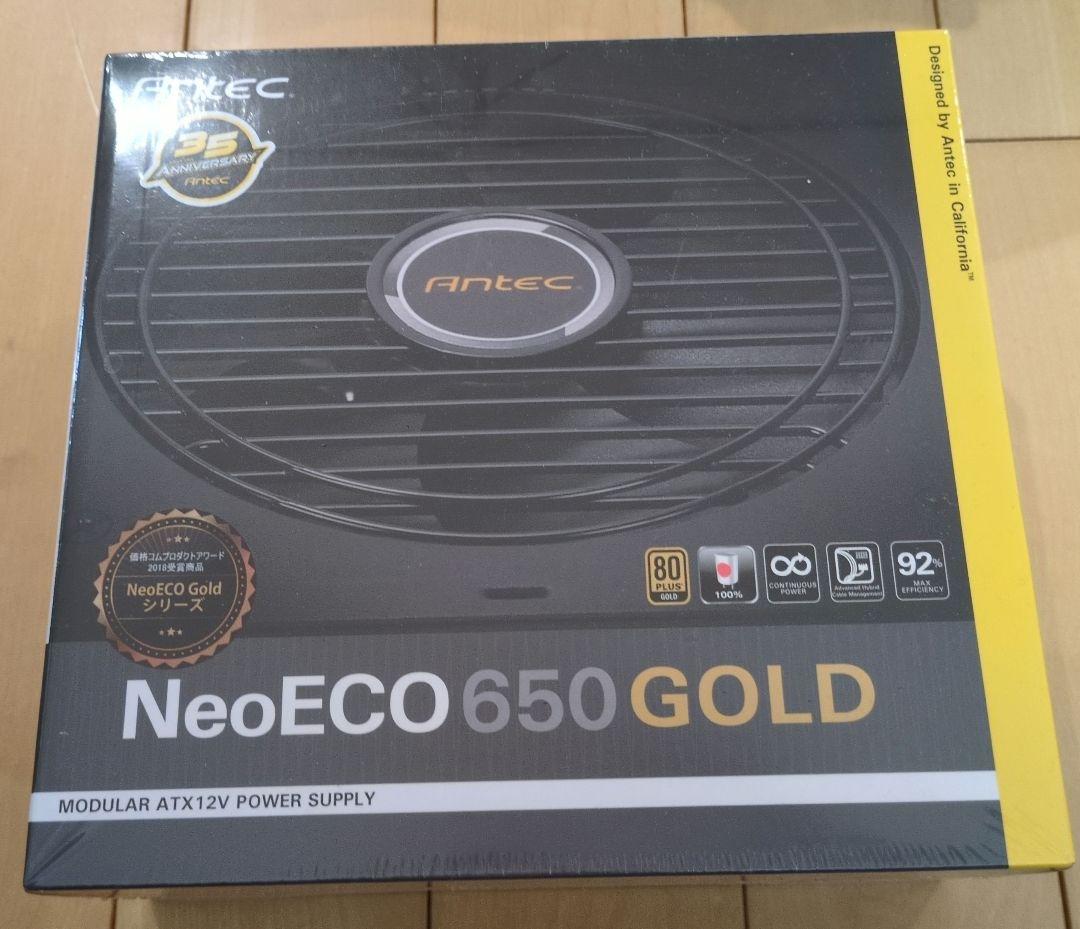 新品　未使用　未開封　Antec NeoECO 650 GOLD 電源ユニット