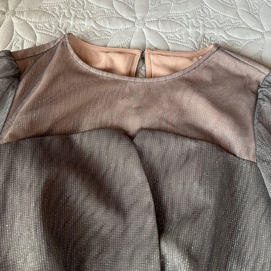 たっぴー 様DorryDoll ビスチェ風トップス ラメチュールワンピースドレス