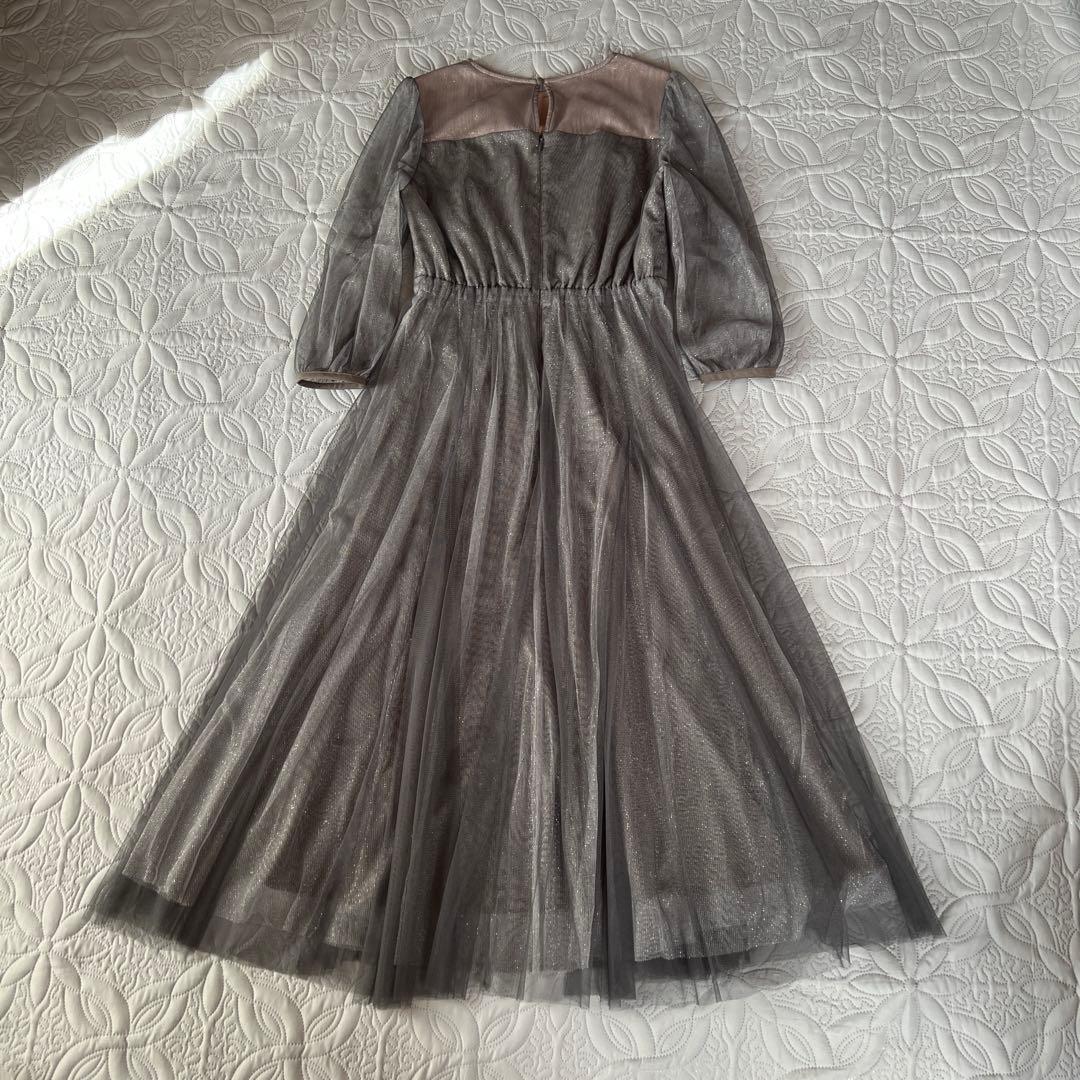 たっぴー 様DorryDoll ビスチェ風トップス ラメチュールワンピースドレス