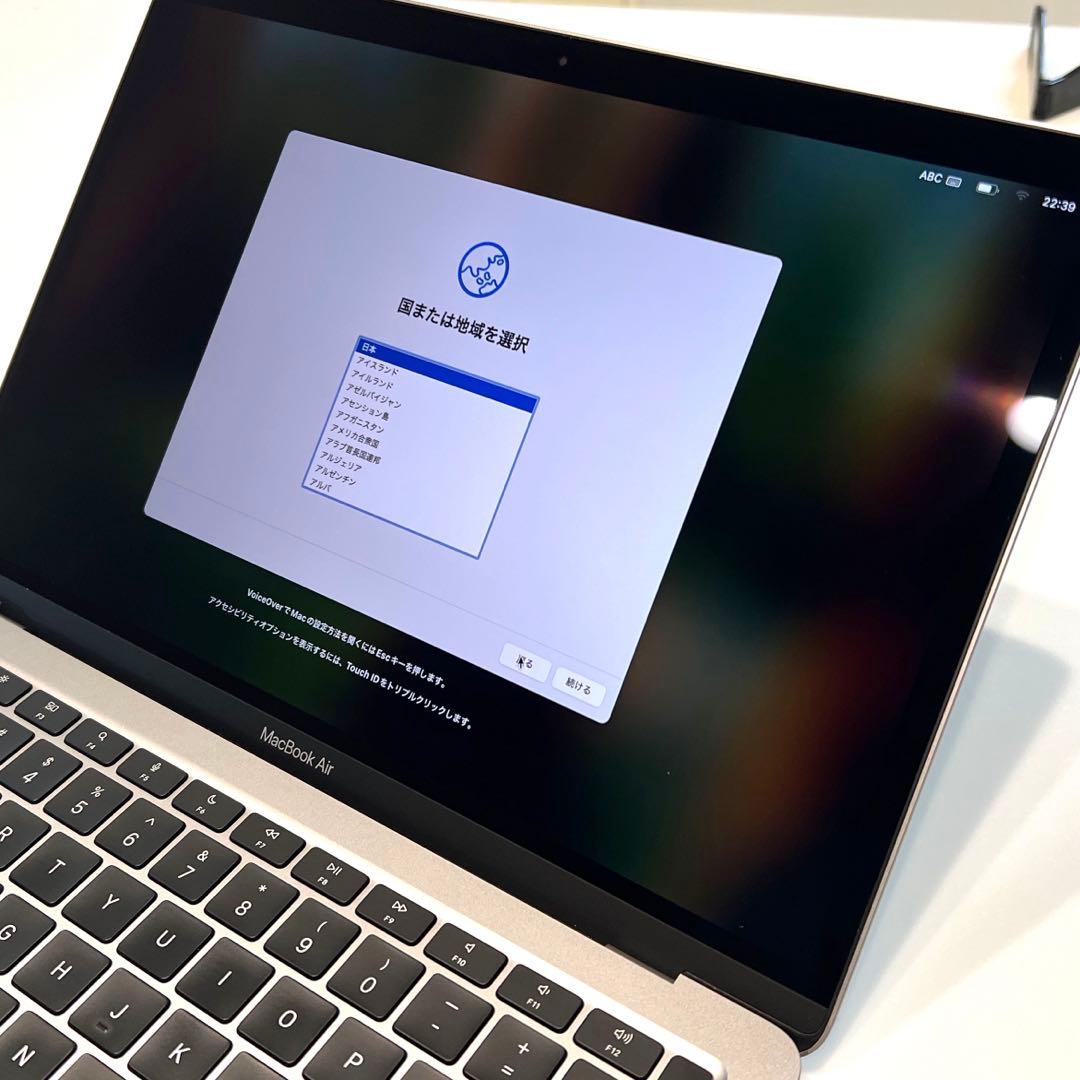 M1 MacBookair スペースグレー 本体 16GB SSD1TB