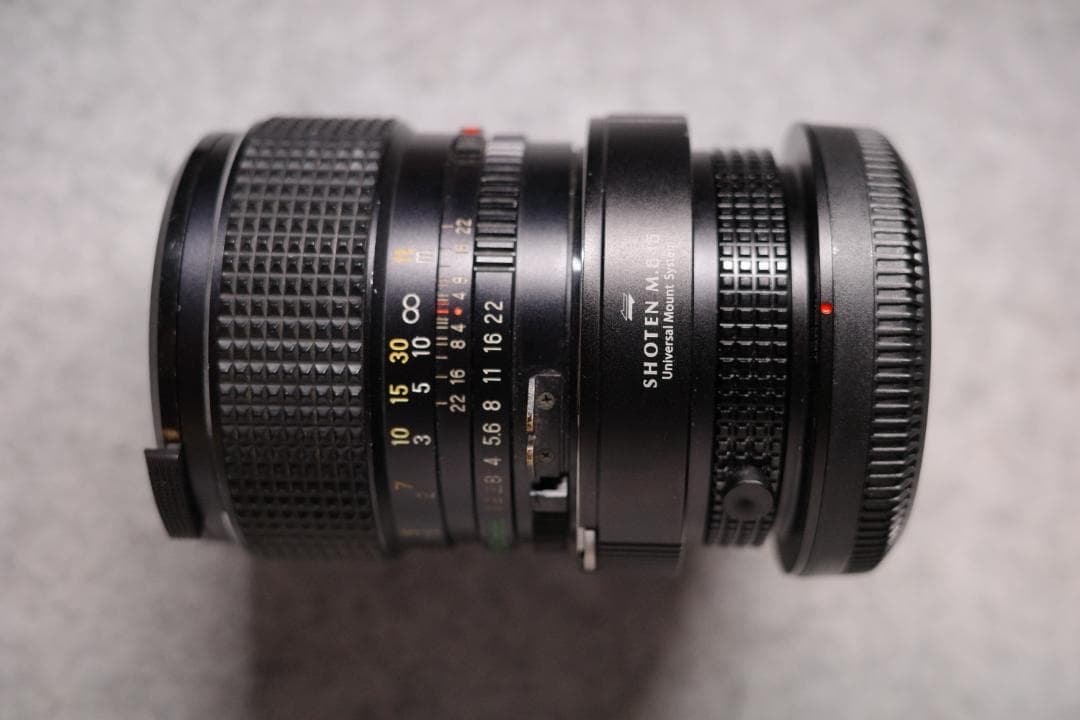 MAMIYA SEKOR C 80mm F1.9 GFXアダプター付中古