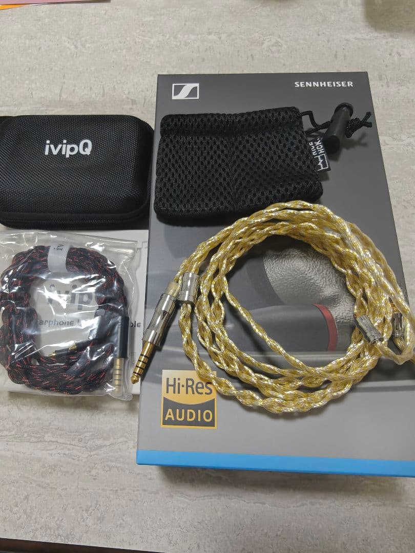 SENNHEISER ゼンハイザー IE600 純正品 残保証　ケーブル付　美品