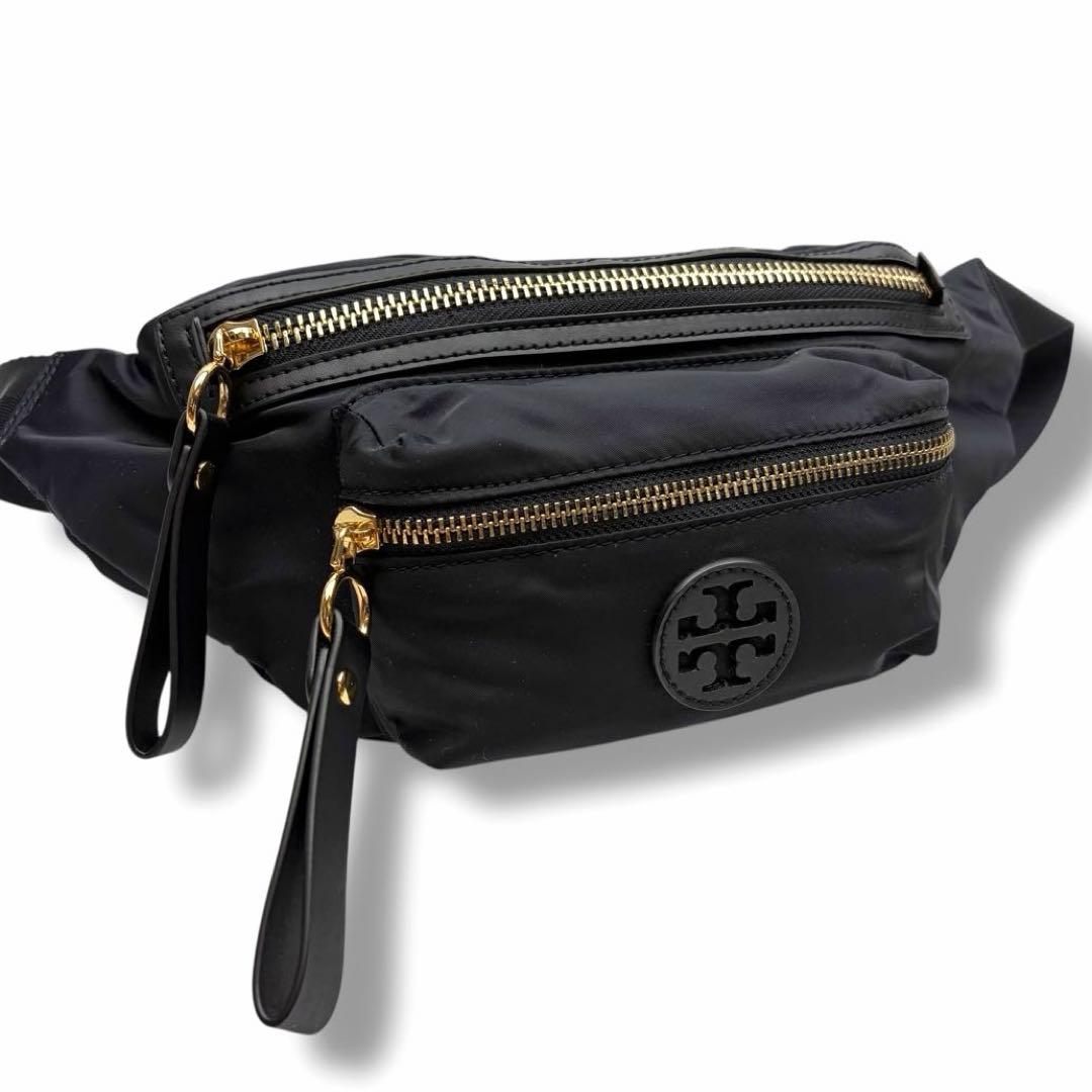 【美品】トリーバーチ ボディバッグ ウエストポーチ ナイロン