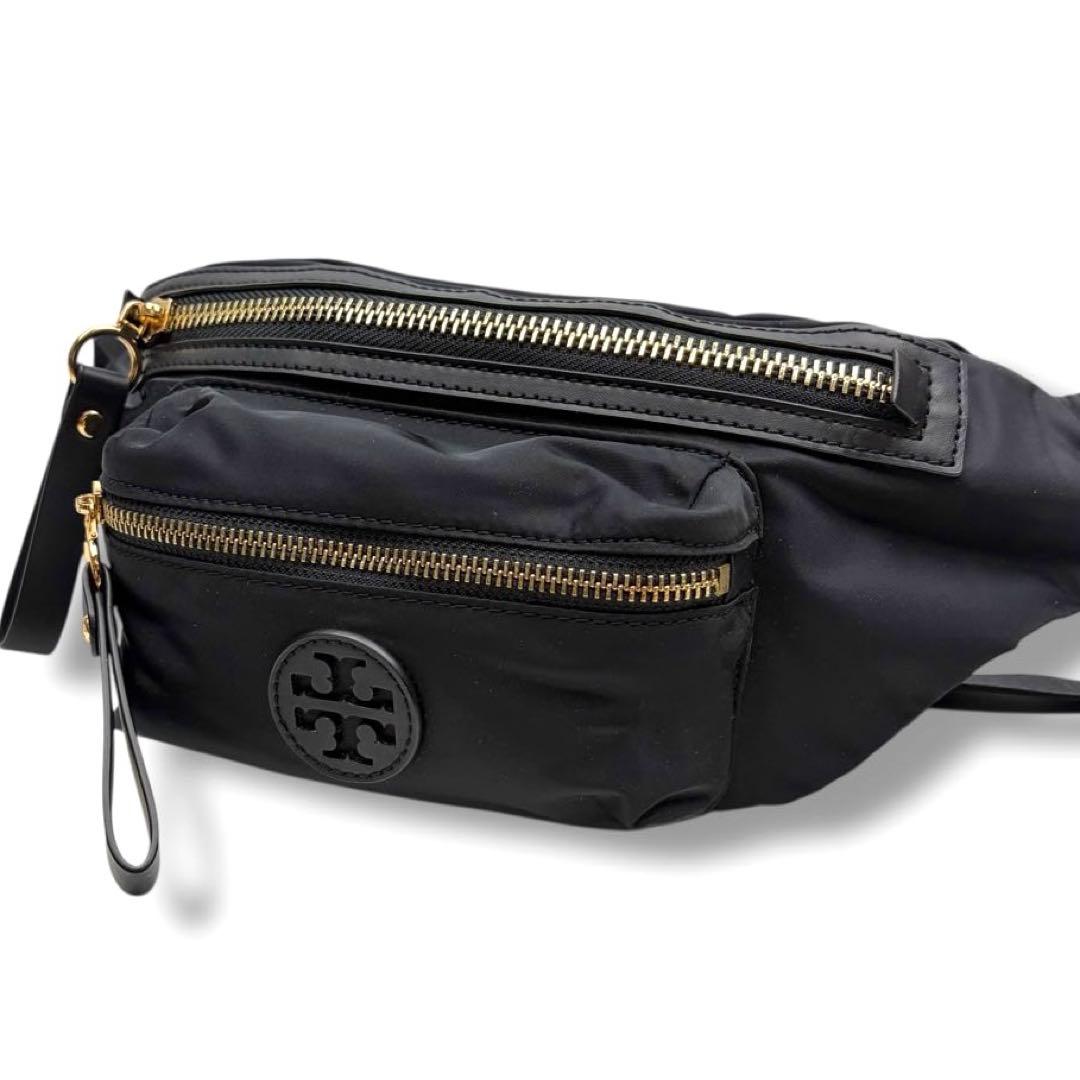 【美品】トリーバーチ ボディバッグ ウエストポーチ ナイロン