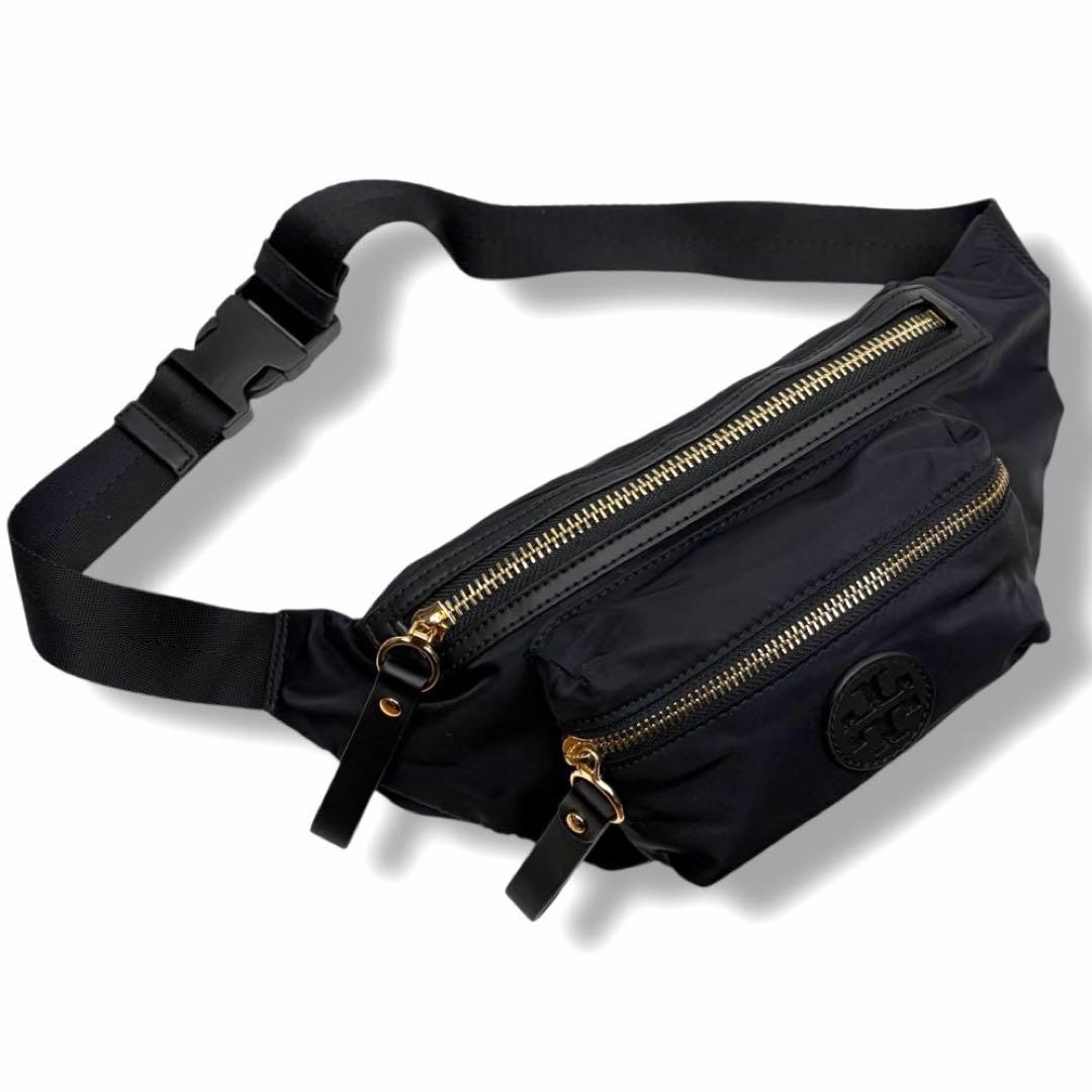 【美品】トリーバーチ ボディバッグ ウエストポーチ ナイロン