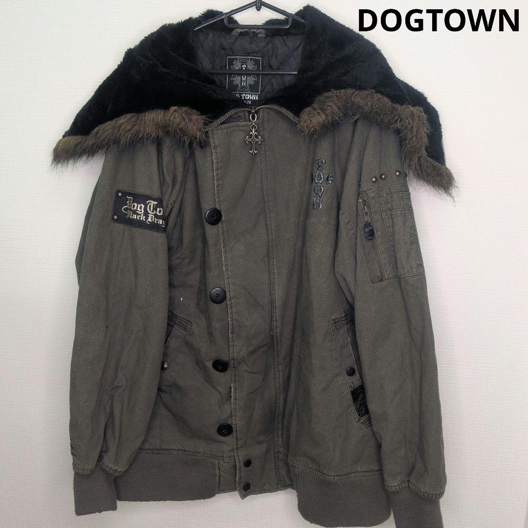 希少　dogtown type N-2B ドクロ　刺繍　XLサイズ　キ