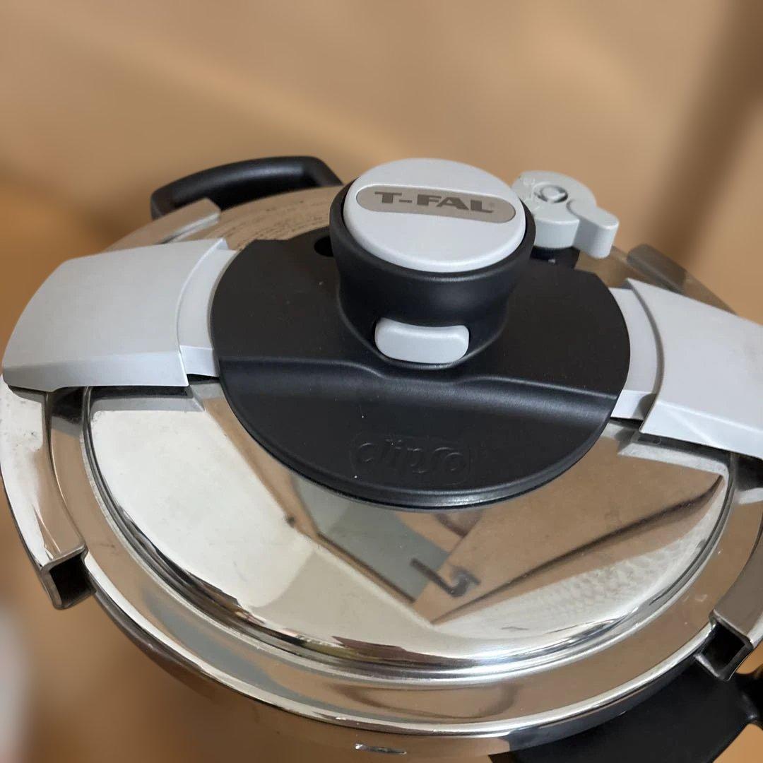 新品　T-fal 圧力鍋 クリプソ　6L 中カゴ付き