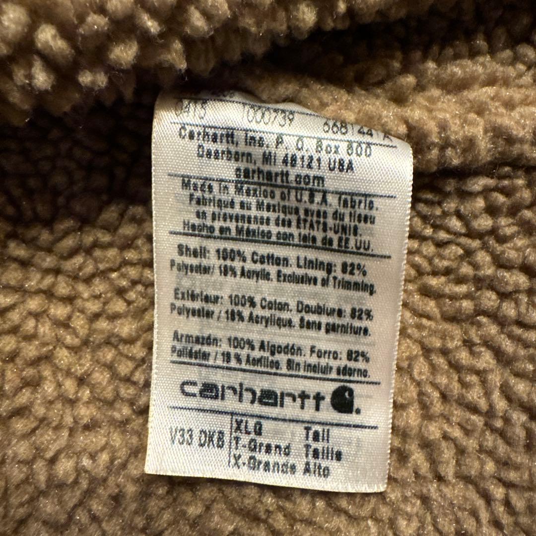 古着　フェード カーハート ダックベスト ブラック