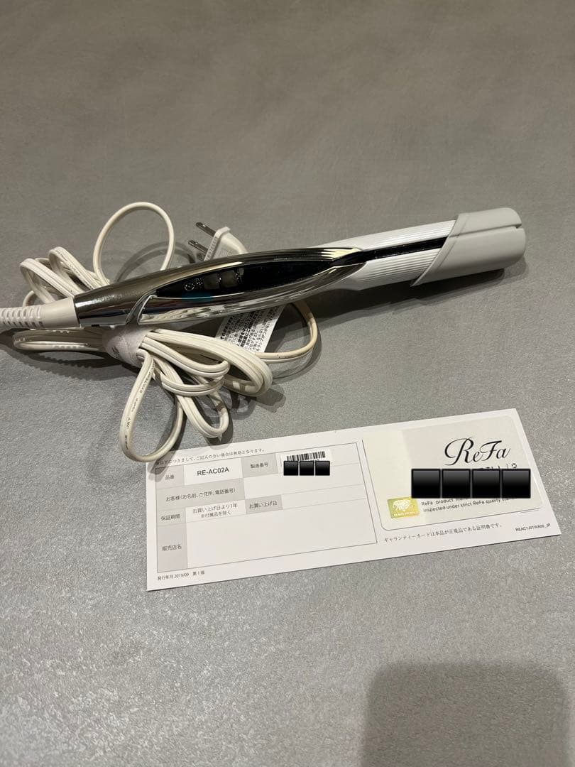 ReFa リファ　ストレートヘアアイロン ホワイト