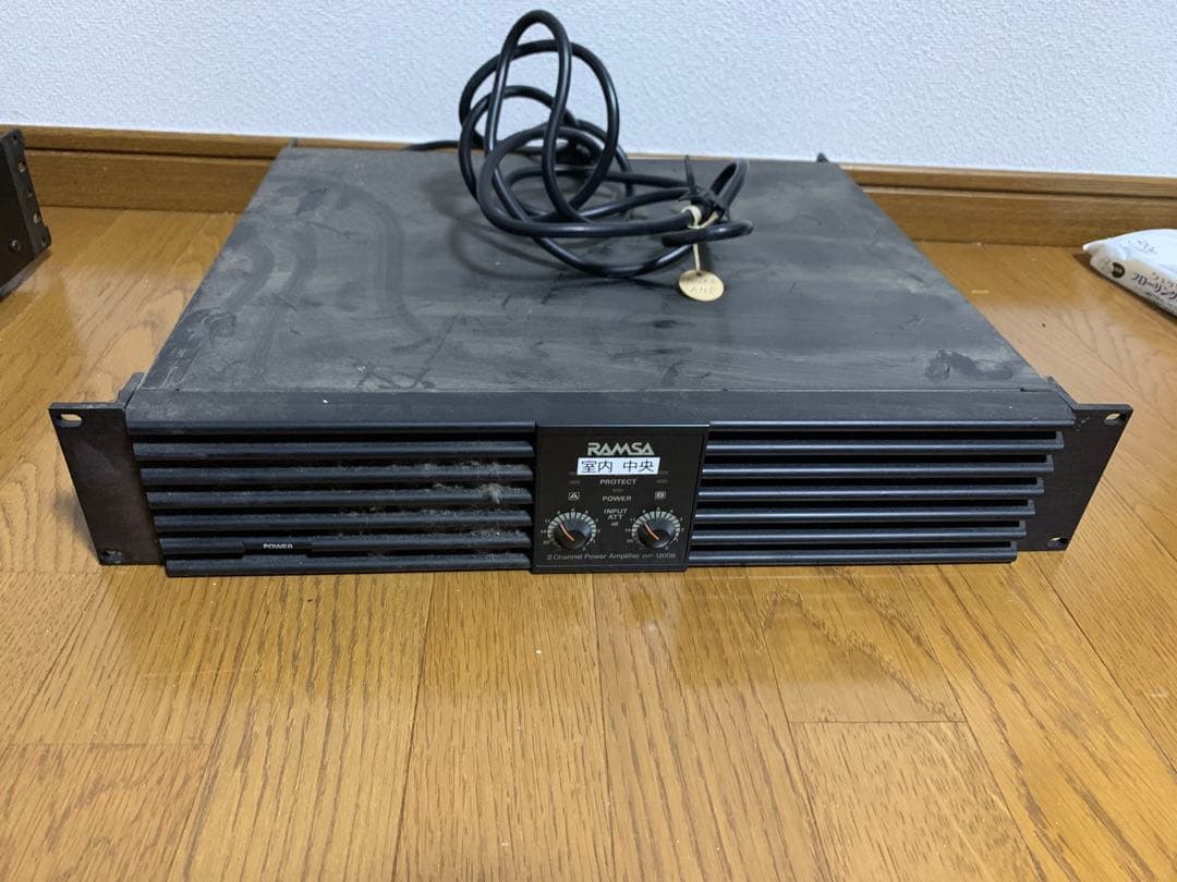 3　動作確認済み　WP-1200B　Panasonic RAMSA　パワーアンプ