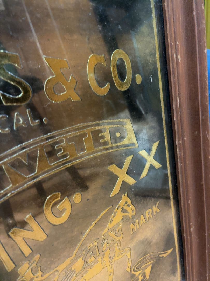 LEVI'S リーバイス 1973年 パブミラー 大型 ビンテージ 看板 店舗鏡