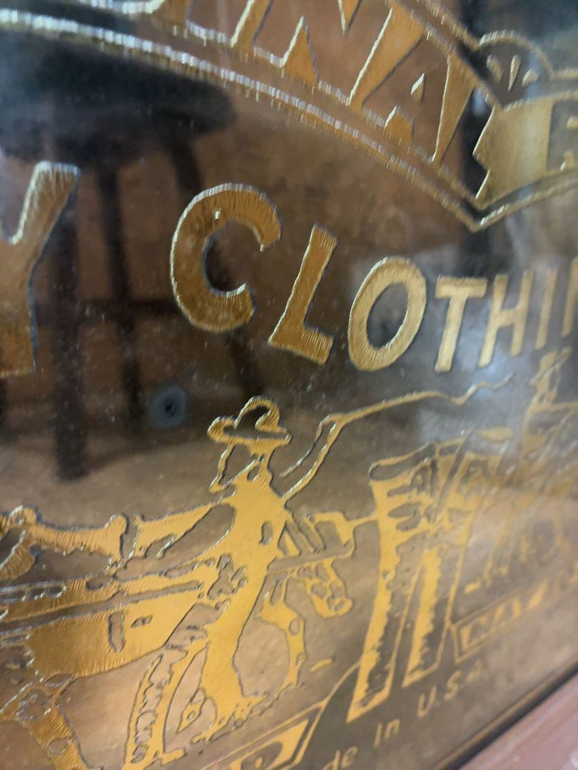 LEVI'S リーバイス 1973年 パブミラー 大型 ビンテージ 看板 店舗鏡