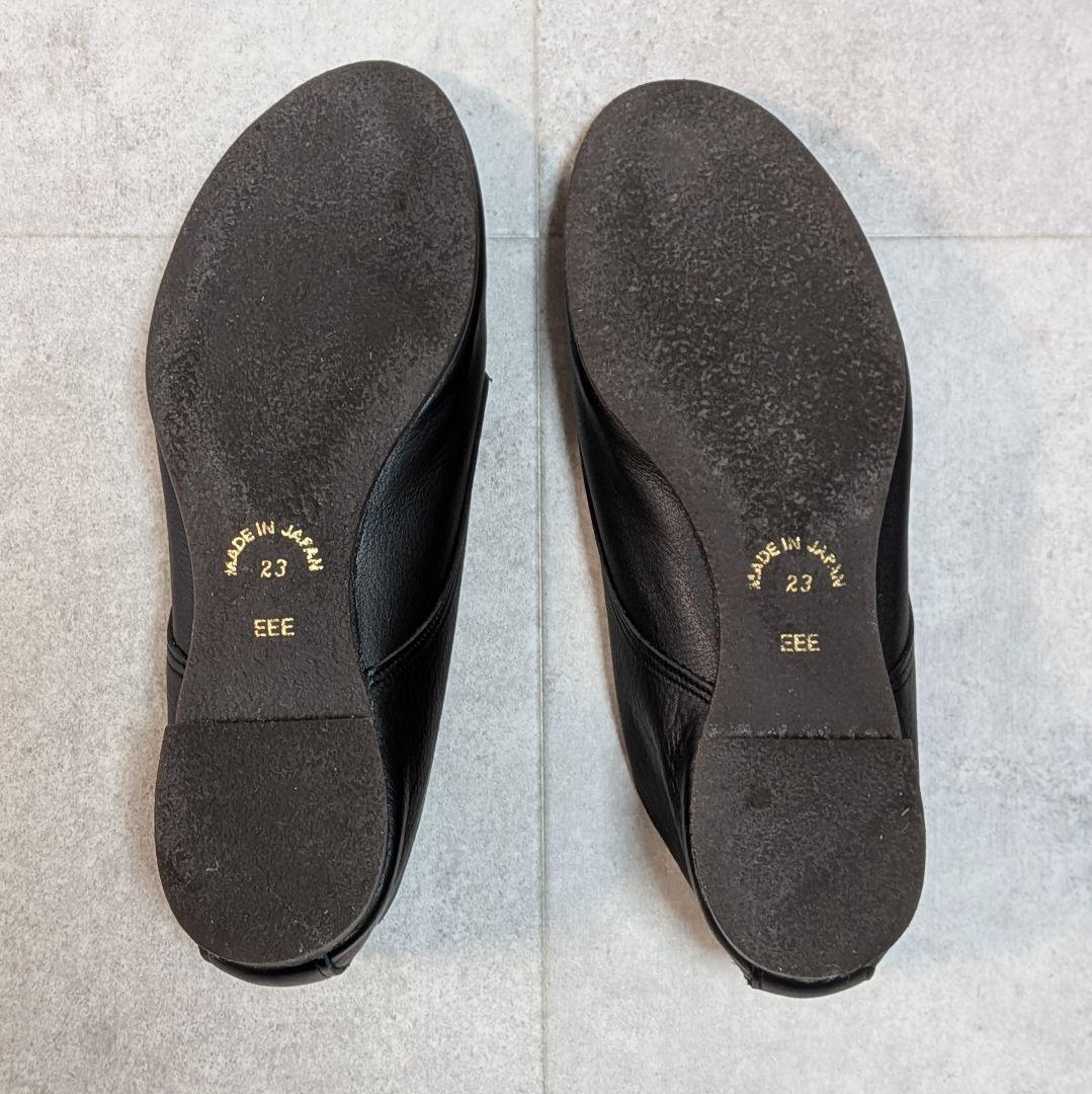 美品✨️ランブルダンス シュリンクレザーレースアップシューズ 23cm 日本製