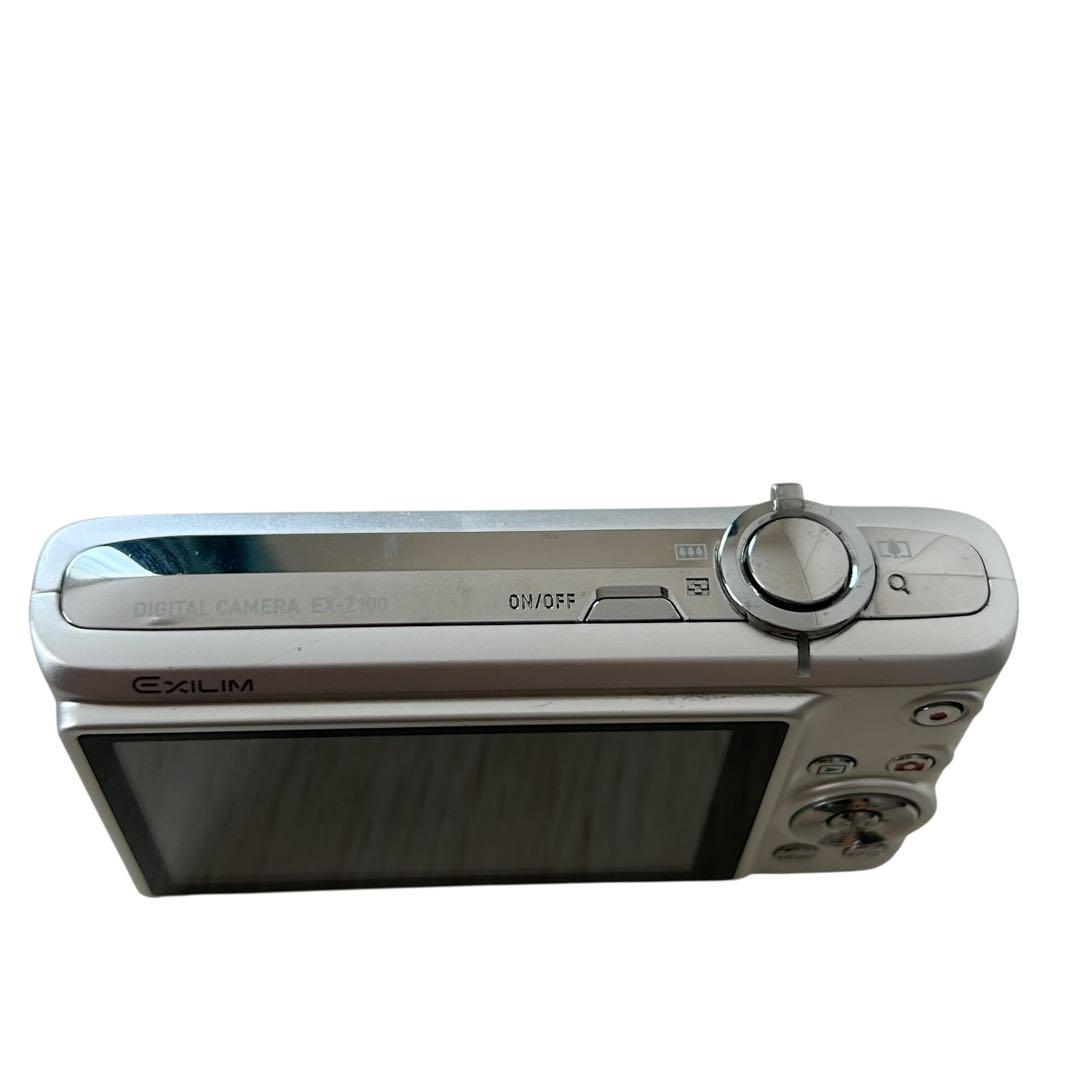 動作確認済み CASIO EXILIM EX-z100 シルバー コンデジ