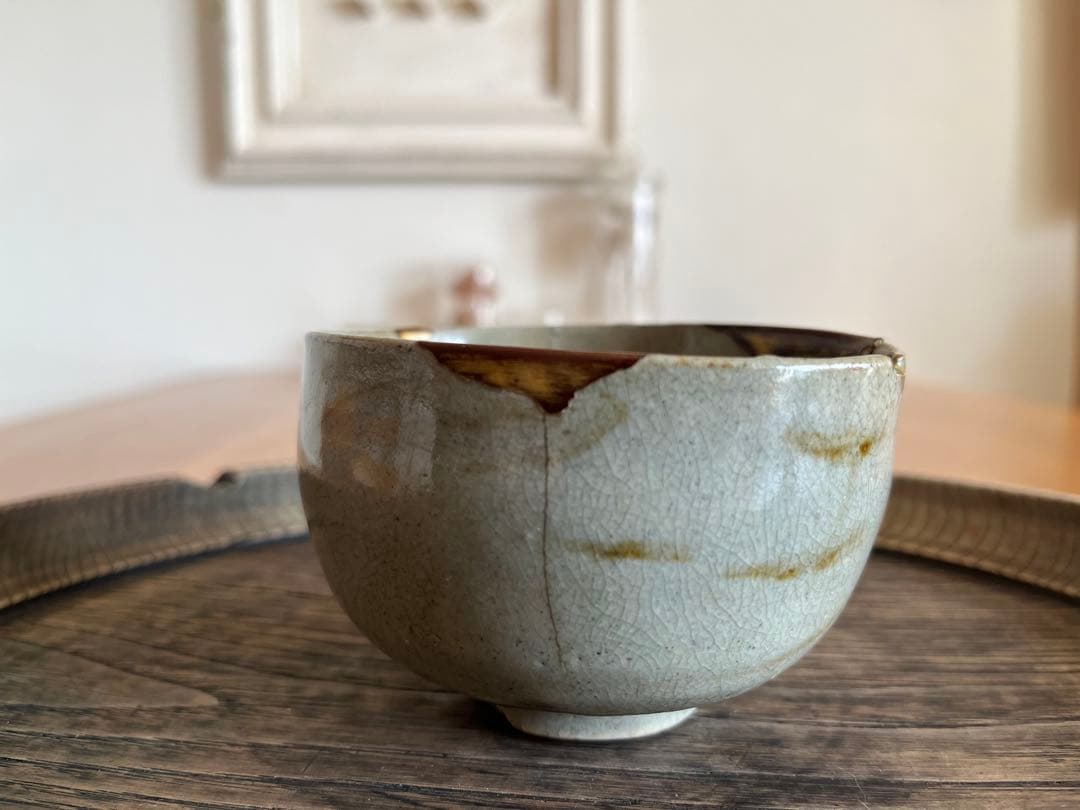 古唐津　金継ぎ　茶碗