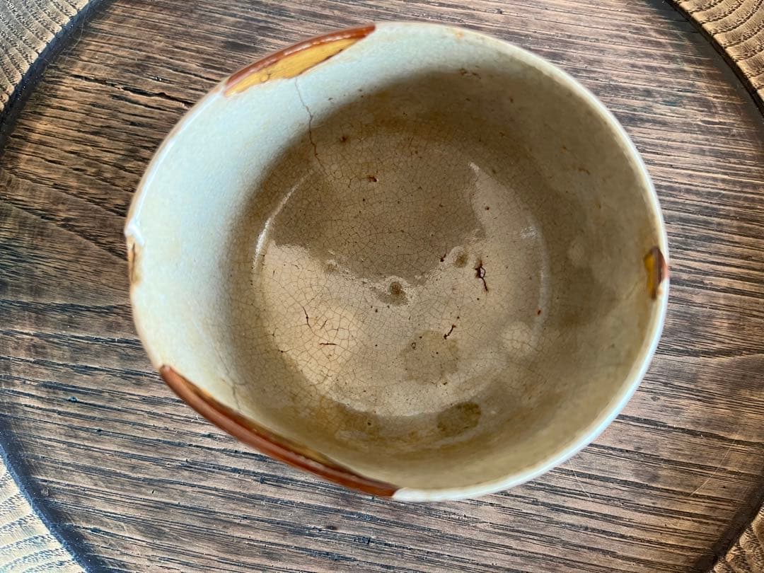 古唐津　金継ぎ　茶碗