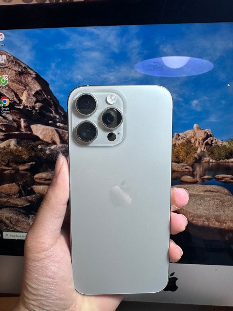 Apple iPhone 16 pro max シルバー 本体　(商品ジャック)