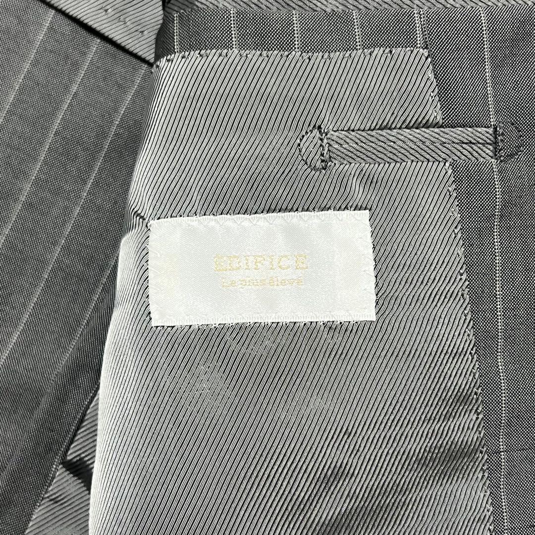 新品未使用✨️EDIFICE カノニコ ビジネス スーツ モヘヤ混 グレー 44