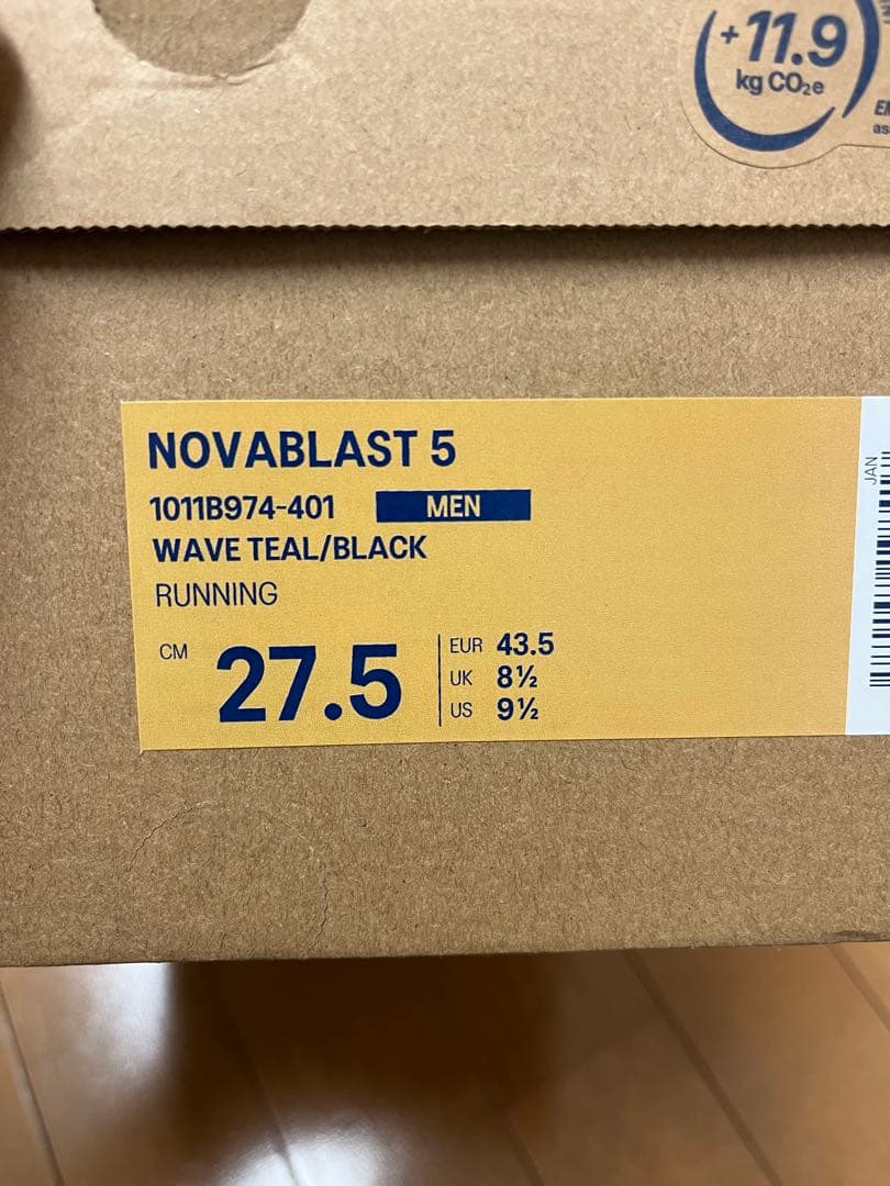 アシックス ノヴァブラスト5 27.5センチ