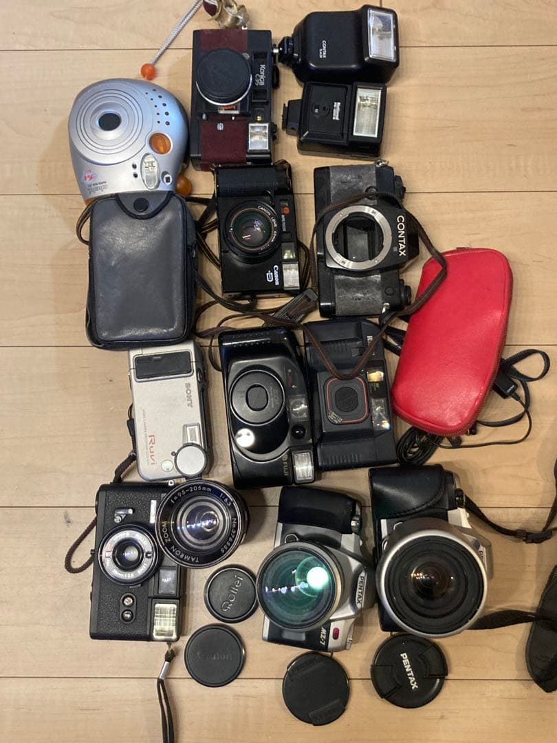 フィルムカメラ　ローライ　コンタックス　ペンタックス　リコー　他まとめて