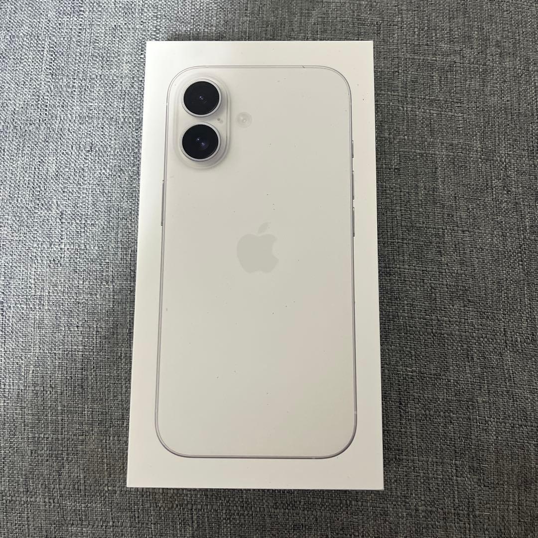 【新品未開封】Apple iPhone16 128GB ホワイト　 SIMフリー
