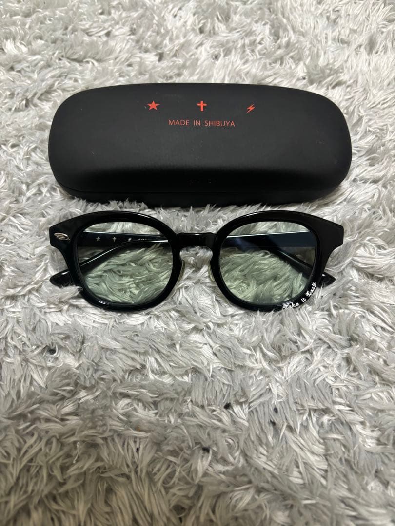 n.s.h Take it Easy ミントグリーンレンズ サングラス