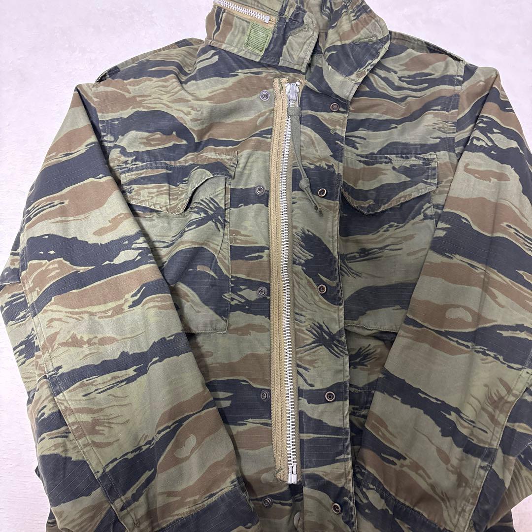 vintageタイガーカモミリタリーFIELD ジャケット　 M65！！