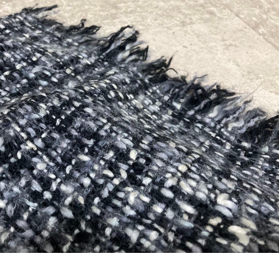 ドルチェ&ガッバーナ　ツイードワンピース　裏地ひょう柄 36 黒　パーティー