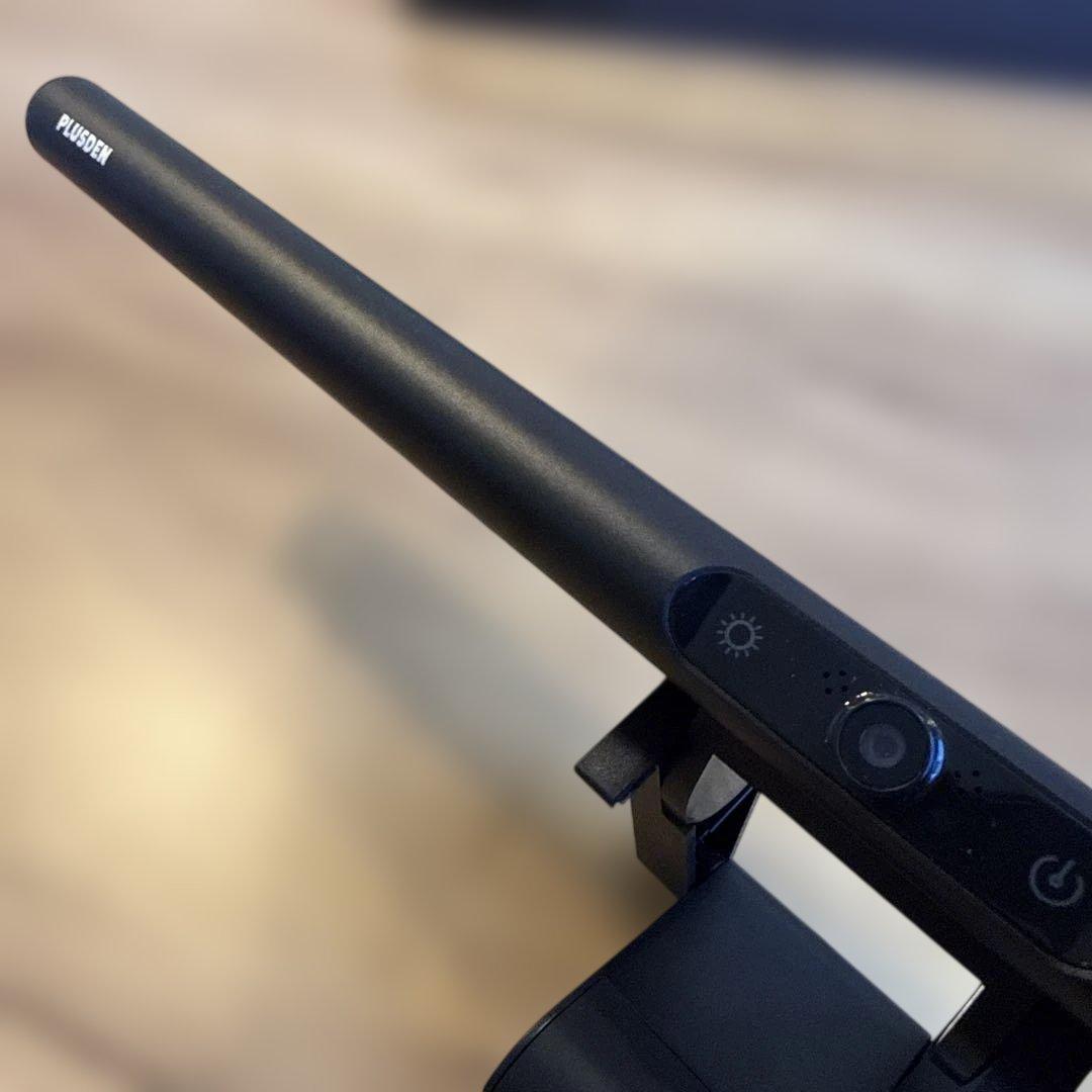 【PLUSDEN】モニターライト+WEBカメラ　※２日使用品