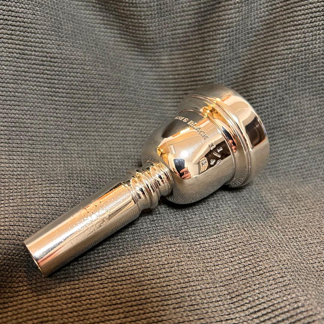 バストロンボーンマウスピース Gleg Black 1 1/4G