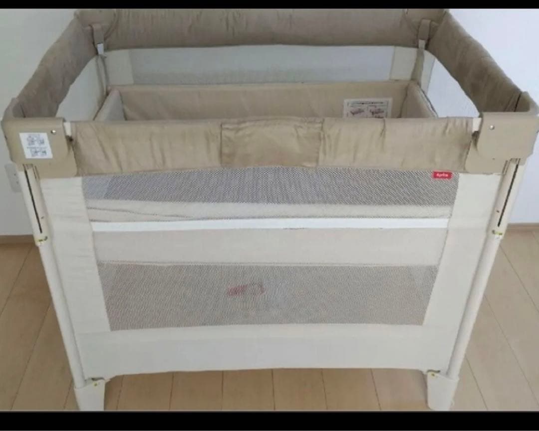 Aprica　ココネルエアープラス　アップリカ　ベビーベッド　折りたたみ