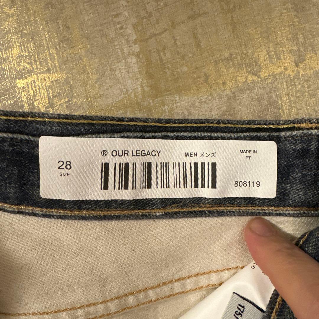 パンツ OUR LEGACY THIRD CUT DIGITAL DENIM PRINT