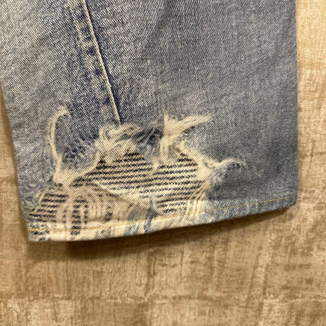 パンツ OUR LEGACY THIRD CUT DIGITAL DENIM PRINT