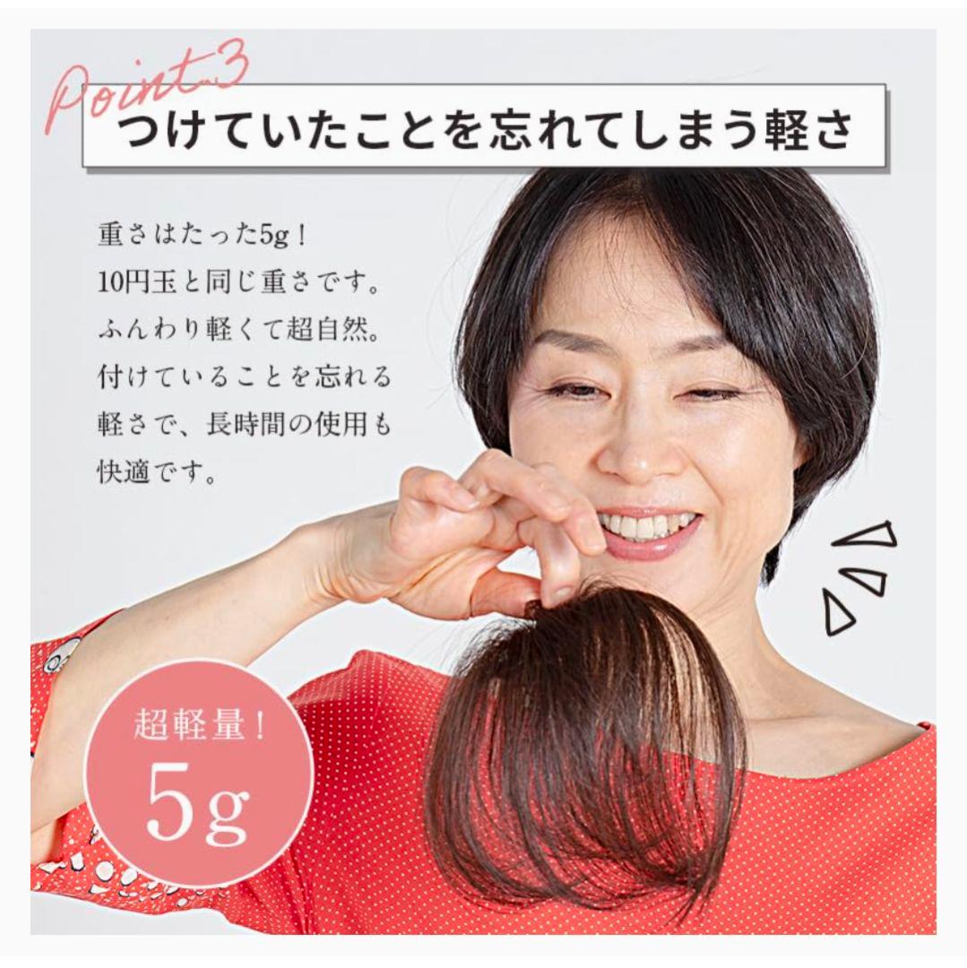 乗せるだけ。マジックテープウィッグ。※ぺろりんちょではありません。