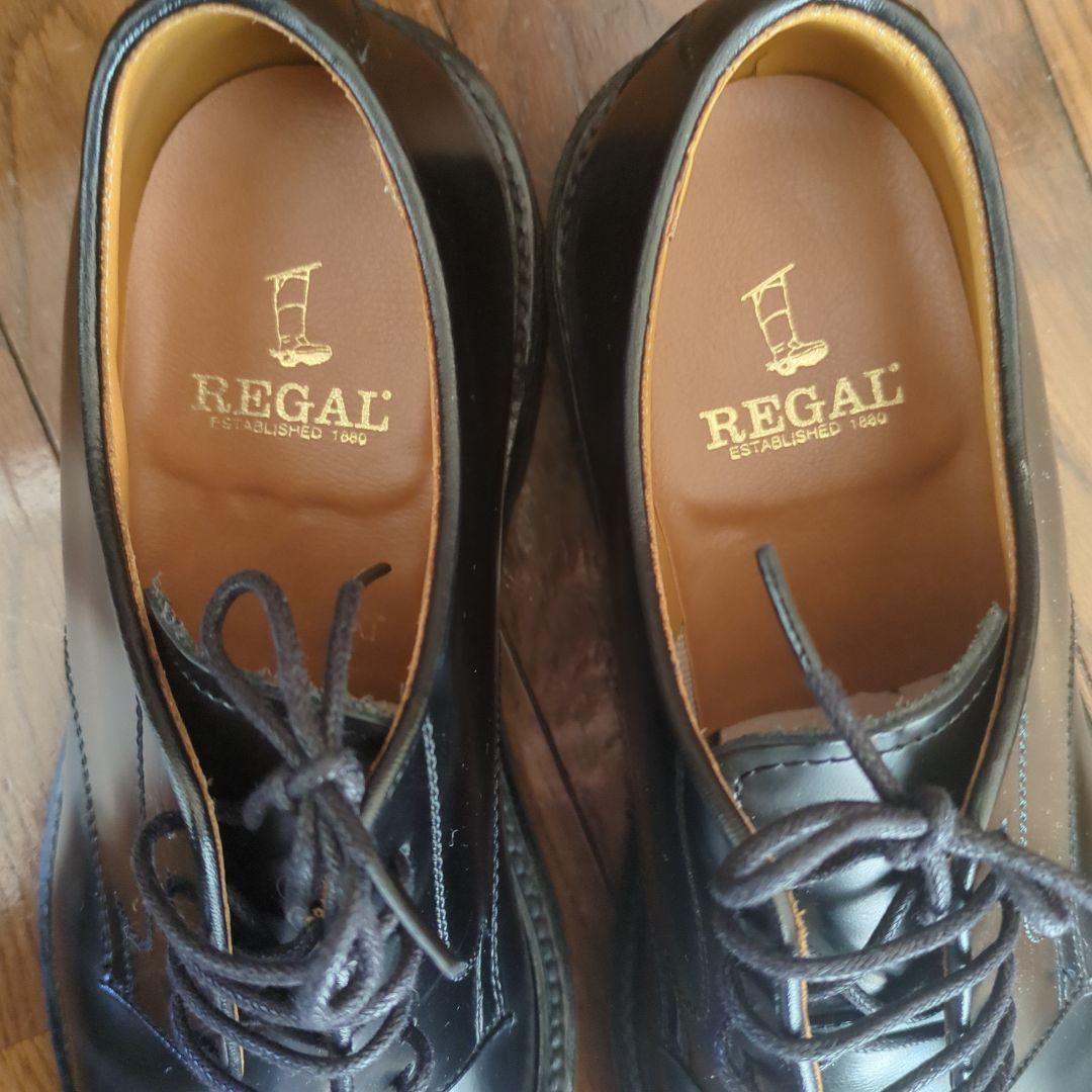 REGAL ブラック ドレスシューズ 25.5cm リーガル　メンズ 　即発送