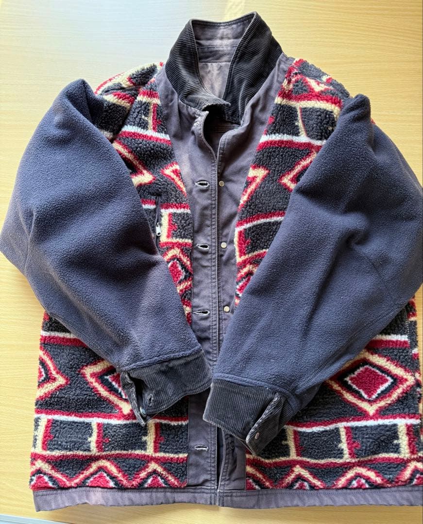 patagonia パタゴニア ヌエボ　レンヂコート レア'90 最強の焚火着