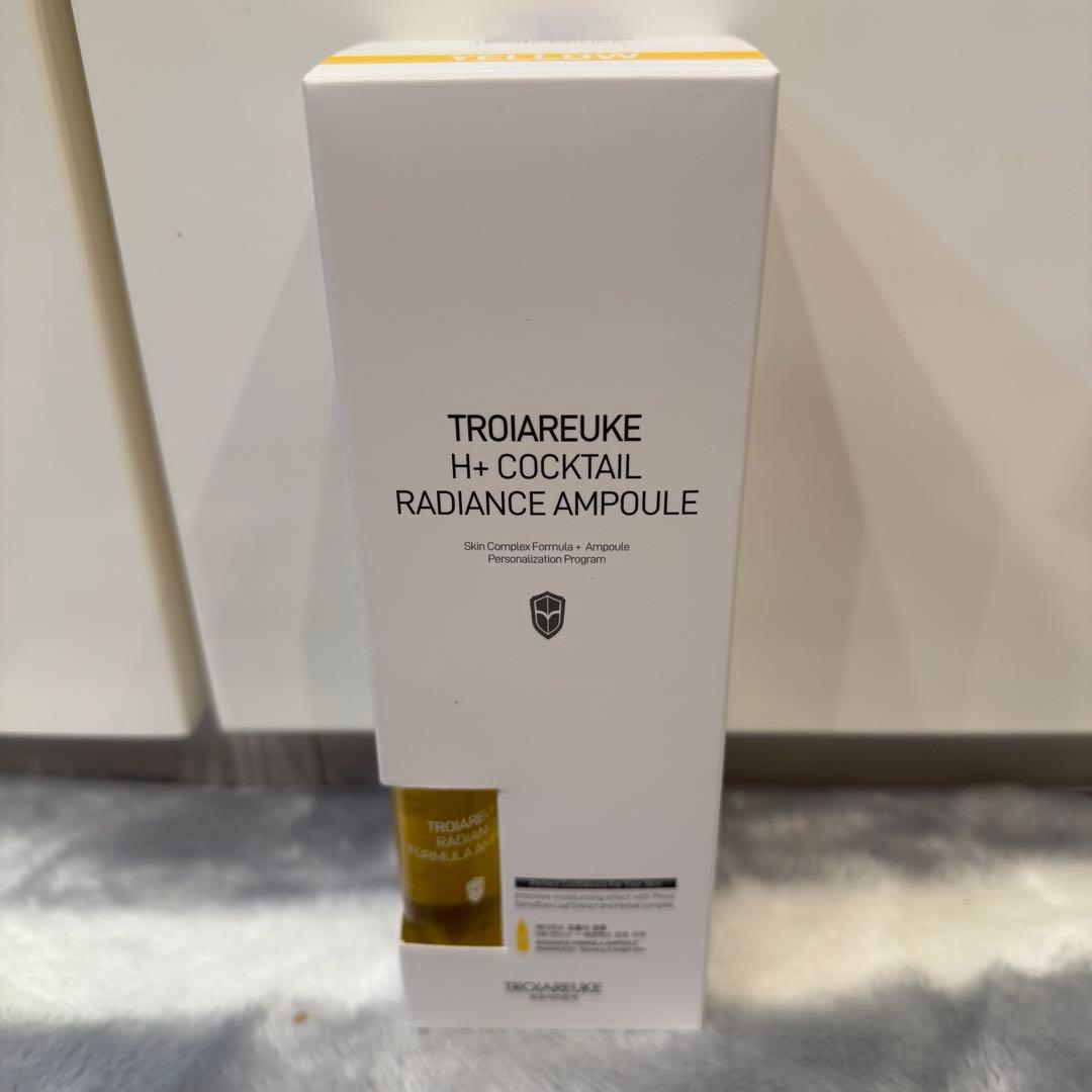 新品未使用TROIAREUKE H+カクテルアンプル 200ml イエロー