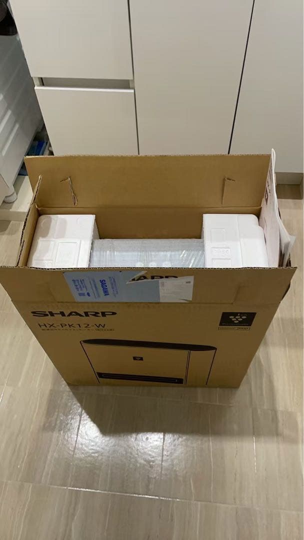 新品未使用【2021年製】SHARP 加湿セラミックファンヒーターHX-PK12