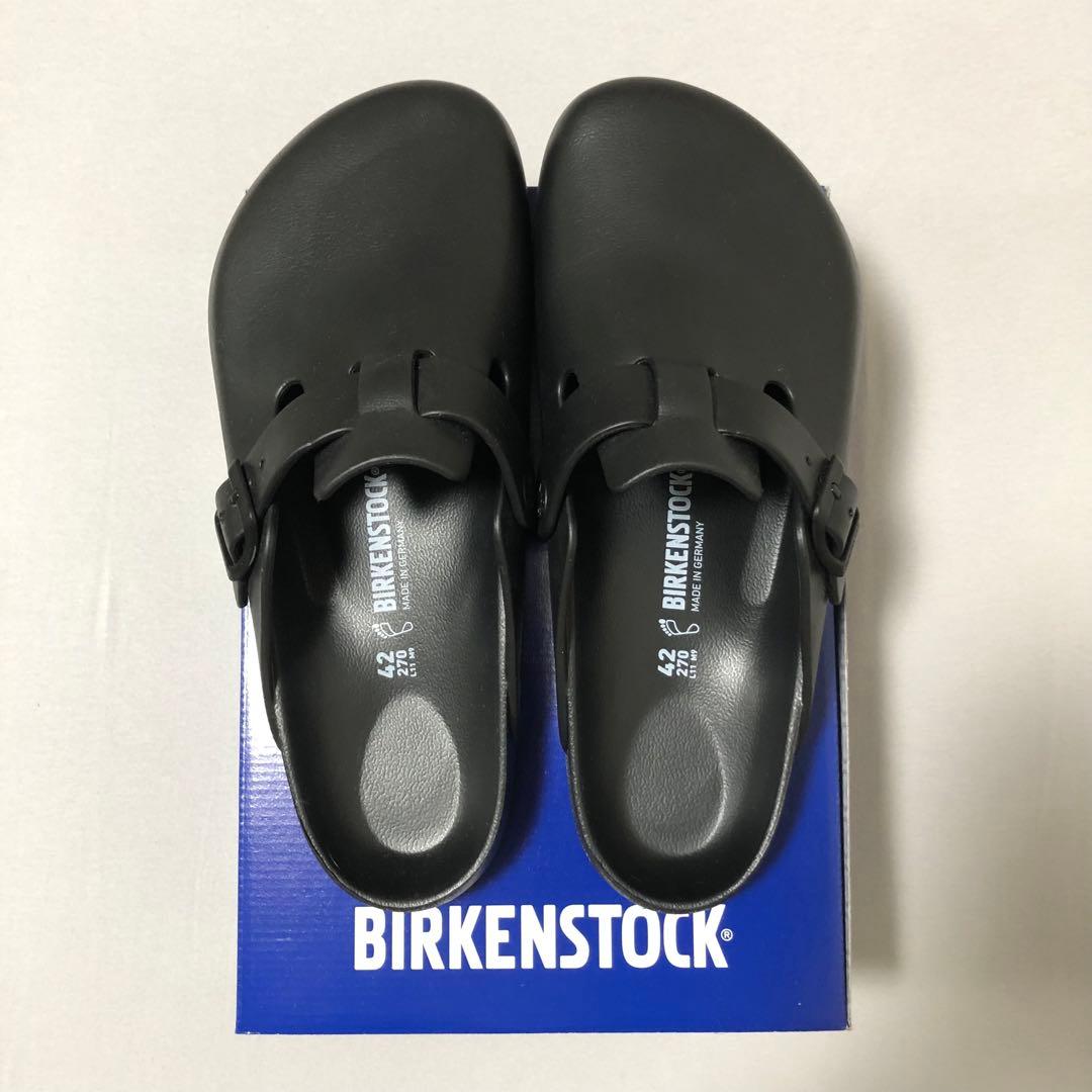 新品未使用 ビルケンシュトック ボストン EVA 42 27cm 黒 ブラック