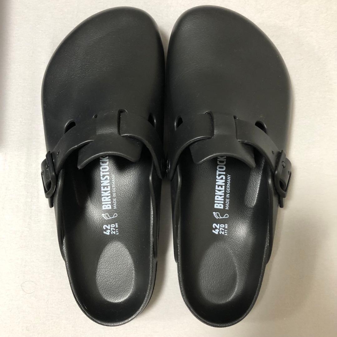 新品未使用 ビルケンシュトック ボストン EVA 42 27cm 黒 ブラック