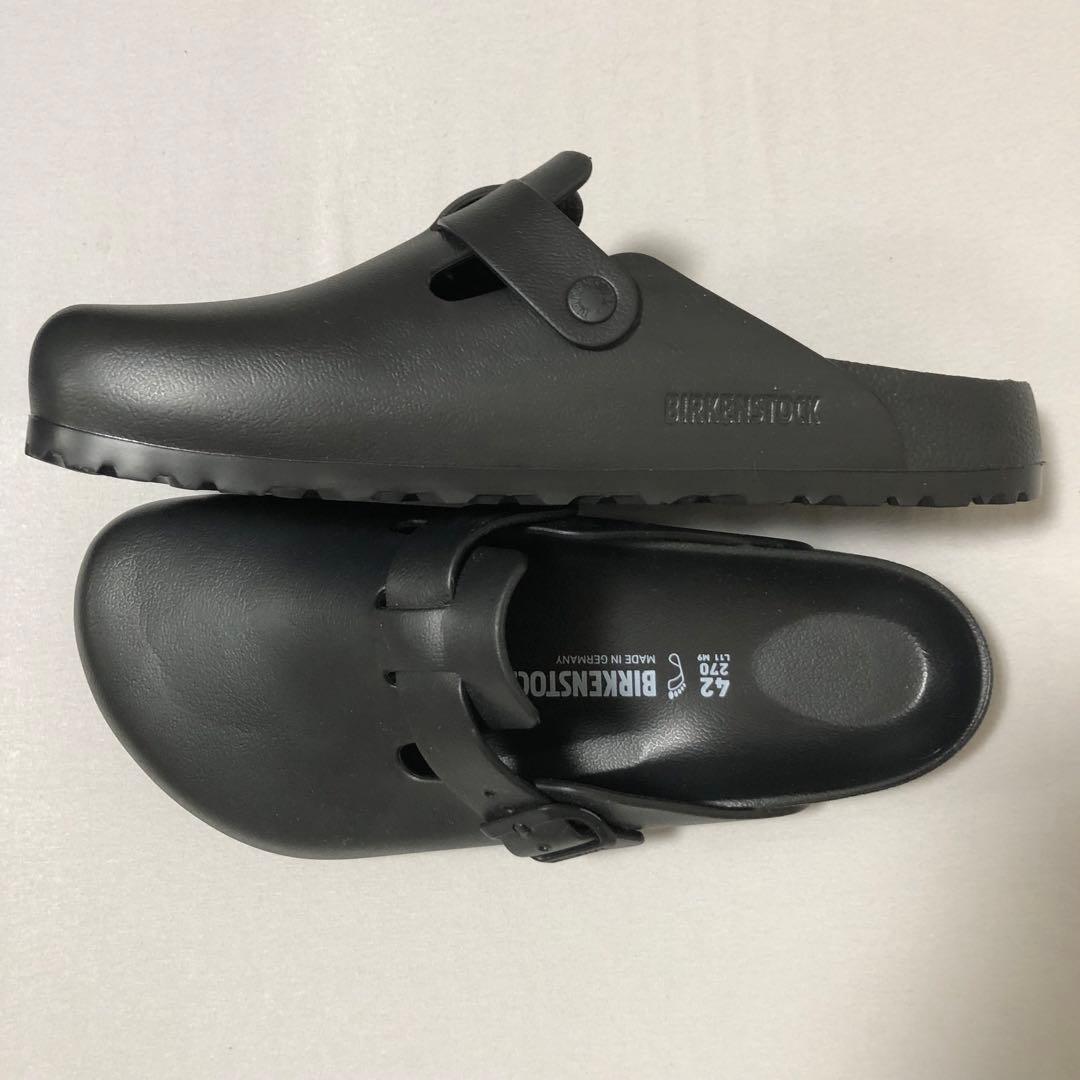 新品未使用 ビルケンシュトック ボストン EVA 42 27cm 黒 ブラック
