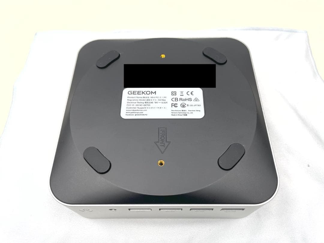 使用短め GEEKOM A9 MAX／AMD Ryzen AI 9 HX 370