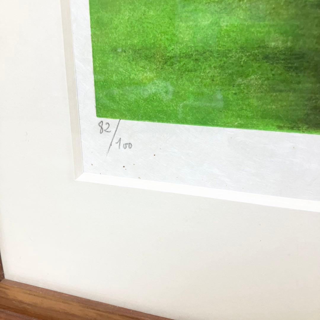 ジャック ・ デペルト「 水辺のホール 」 リトグラフ 版画　82/100 限定