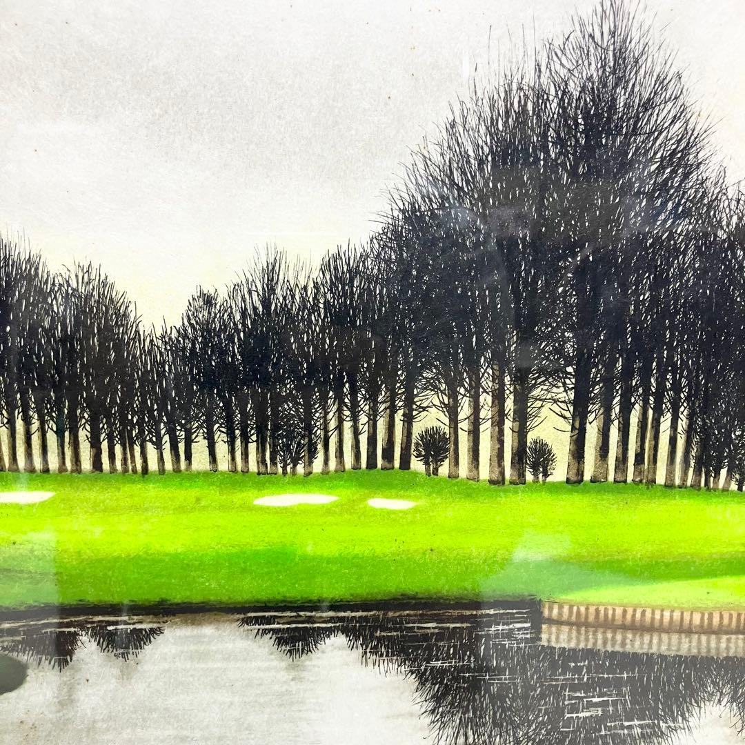 ジャック ・ デペルト「 水辺のホール 」 リトグラフ 版画　82/100 限定